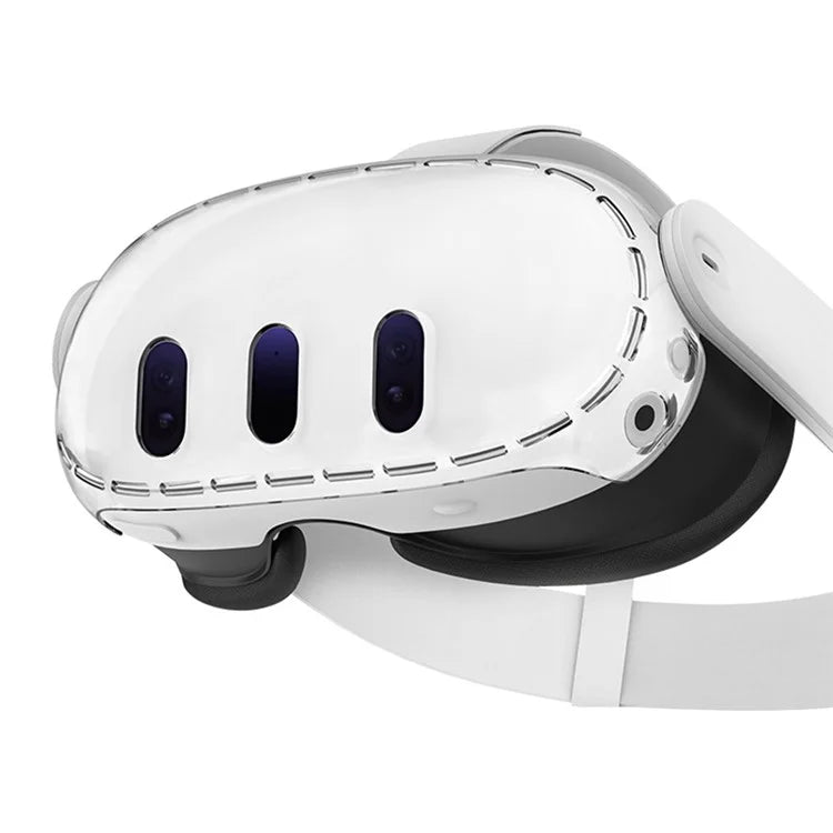 For Meta Quest 3 Soft Silicone Protective Case VR Headset Anti-dust Anti-drop Cover
