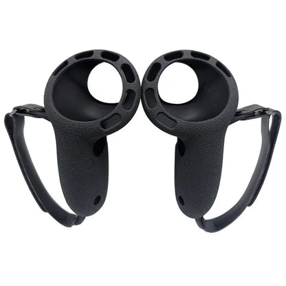 1 Pair for Meta Quest 3 Touch Controller Cover Silicone Protective Case with Hand Strap