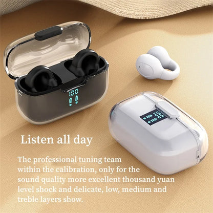 G91 Bluetooth 5.3 Air Conduction Wireless Headphones Noise Reduction Ear Clip TWS Earphones