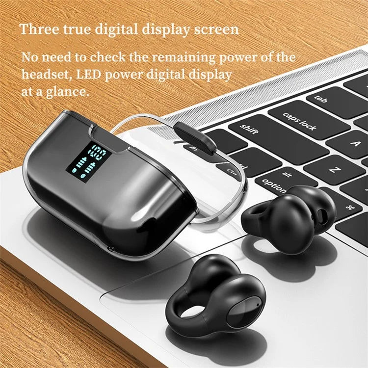 G91 Bluetooth 5.3 Air Conduction Wireless Headphones Noise Reduction Ear Clip TWS Earphones
