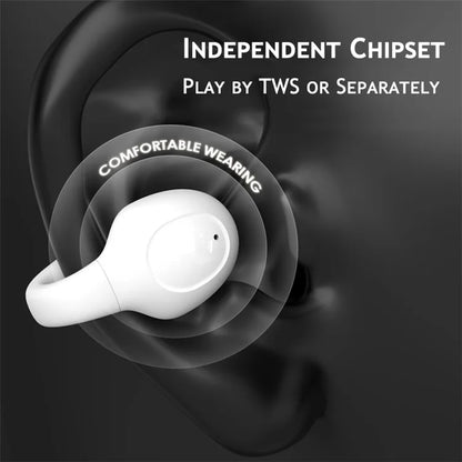 G91 Bluetooth 5.3 Air Conduction Wireless Headphones Noise Reduction Ear Clip TWS Earphones