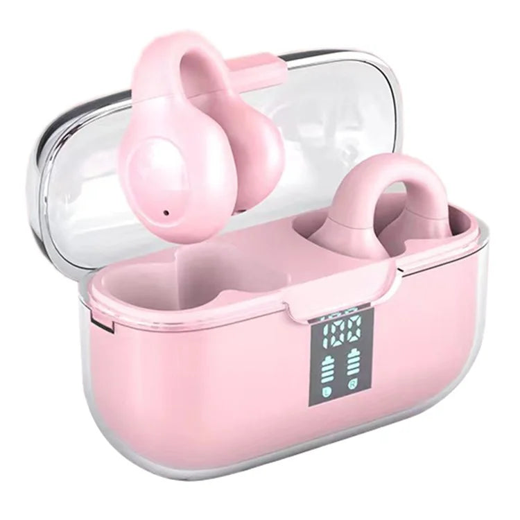 G91 Bluetooth 5.3 Air Conduction Wireless Headphones Noise Reduction Ear Clip TWS Earphones