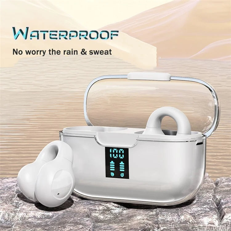 G91 Bluetooth 5.3 Air Conduction Wireless Headphones Noise Reduction Ear Clip TWS Earphones