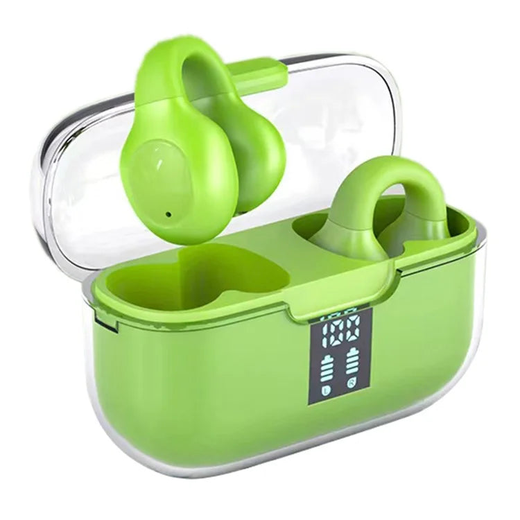 G91 Bluetooth 5.3 Air Conduction Wireless Headphones Noise Reduction Ear Clip TWS Earphones