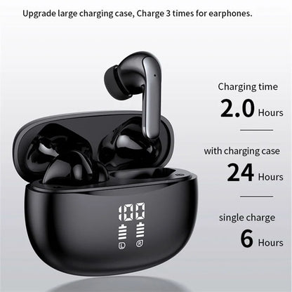 S52 TWS Earphones Stereo Sound Bluetooth 5.3 Semi-in-ear Wireless Headphones
