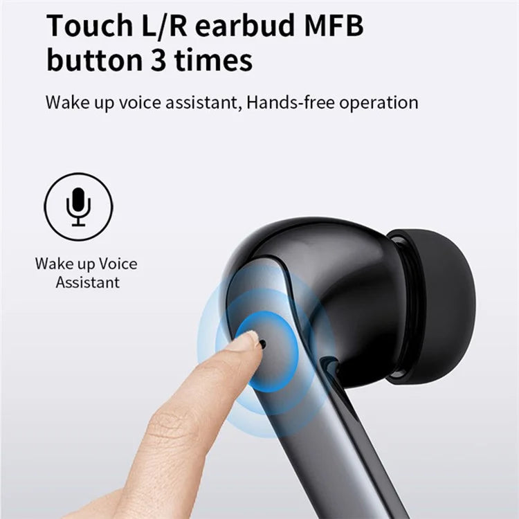 S52 TWS Earphones Stereo Sound Bluetooth 5.3 Semi-in-ear Wireless Headphones