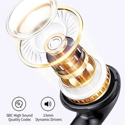 S47 TWS Earphones Bluetooth 5.3 Wireless Earbuds with Digital Display Charging Case