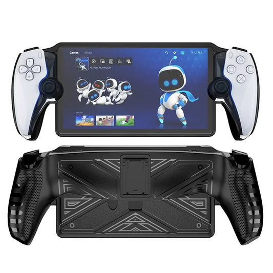For PlayStation Portal Game Console Anti-scratch TPU Protective Case with Kickstand