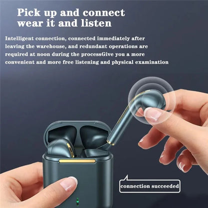 J18 TWS Bluetooth Earphone Waterproof Stereo Music Gaming Wireless Headset