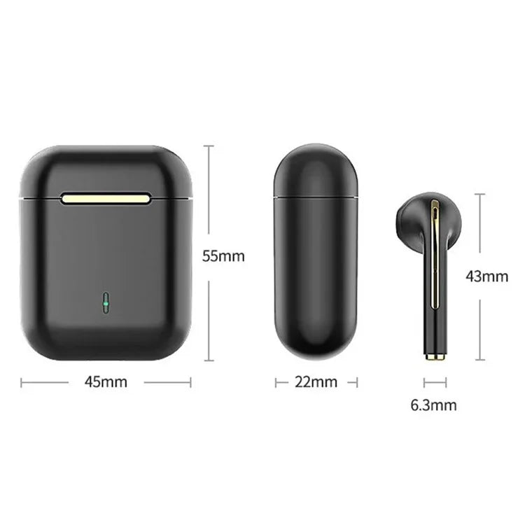 J18 TWS Bluetooth Earphone Waterproof Stereo Music Gaming Wireless Headset