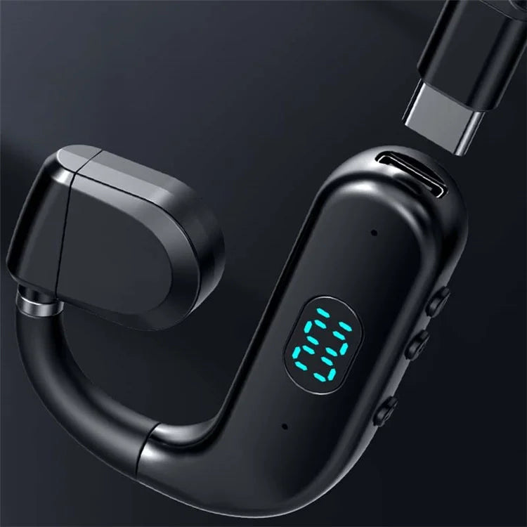 T50 Wireless Bone Conduction Headphone Sport Running Earphone Single-Ear Headset Bluetooth Headset