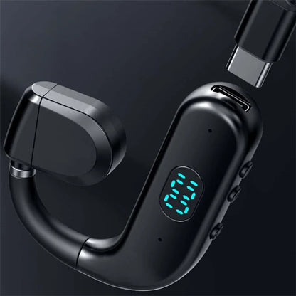 T50 Wireless Bone Conduction Headphone Sport Running Earphone Single-Ear Headset Bluetooth Headset