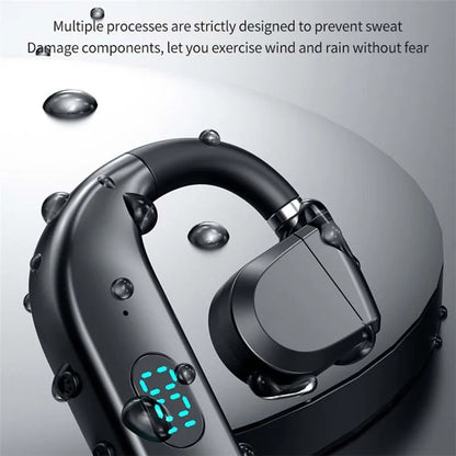 T50 Wireless Bone Conduction Headphone Sport Running Earphone Single-Ear Headset Bluetooth Headset