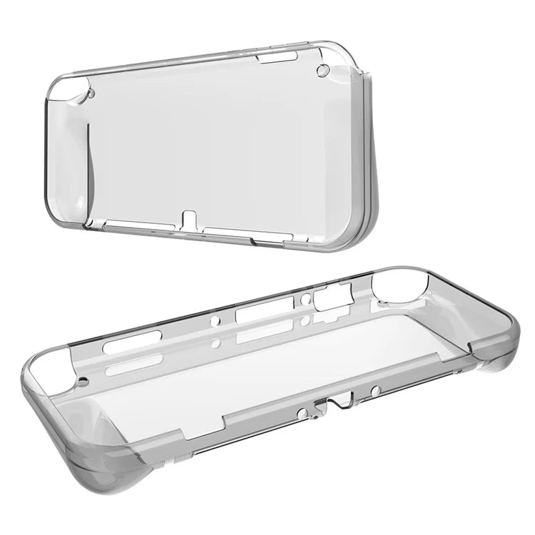 For Nintendo Switch OLED TPU Clear Protective Case Game Console Anti-drop Shell