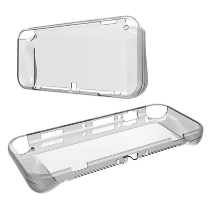 For Nintendo Switch OLED TPU Clear Protective Case Game Console Anti-drop Shell