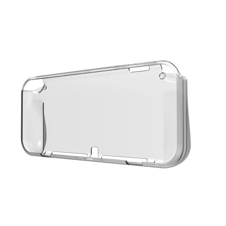 For Nintendo Switch OLED TPU Clear Protective Case Game Console Anti-drop Shell Black