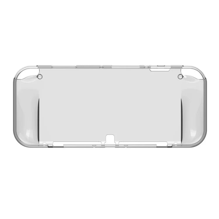 For Nintendo Switch OLED TPU Clear Protective Case Game Console Anti-drop Shell Blue