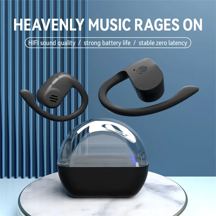 S8 Ear Hook OWS Headphones Touch Control Low Latency Bluetooth 5.3 Gaming Earphones