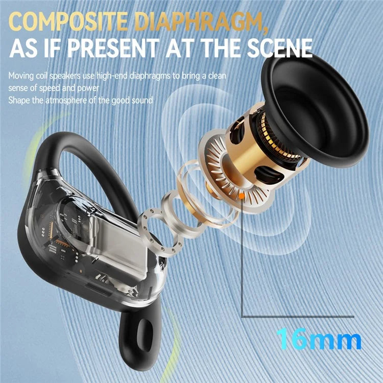 LX03 Wireless Bluetooth Bone Conduction Earphone Stereo Music Earhook Sports Headset
