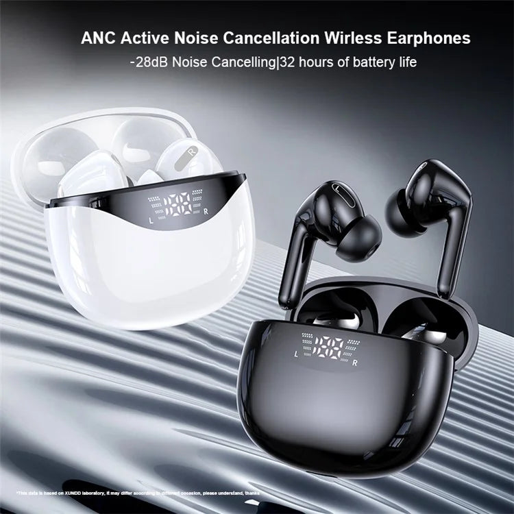 XUNDD X28 TWS Bluetooth Earphone ANC Noise Canceling Music Gaming Wireless Headset