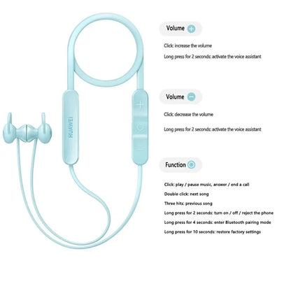 HUAWEI FreeLace Wireless Earphone Bluetooth 5.2 Neck Hanging Magnetic Absorption Headphones