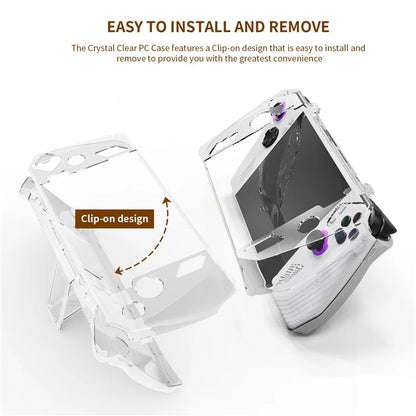 JYS JYS-RA007 For ASUS ROG Ally Clear PC Protective Case Game Console Anti-drop Shell