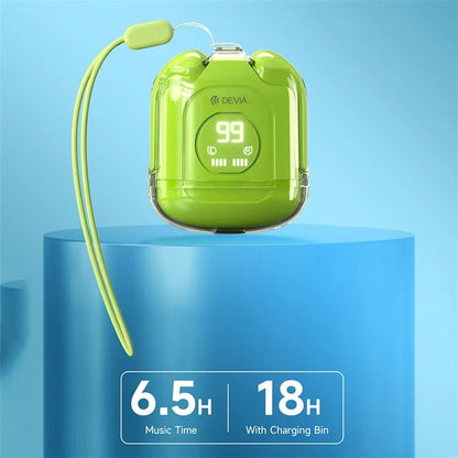 DEIVA Smart Series EM406 TWS-M6 Wireless Earphone ENC Noise Reduction HiFi Sound Clear Bluetooth Earbud