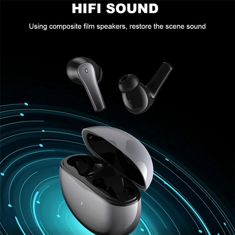 DEIVA Smart Series EM412 TWS-M4 Bluetooth Wireless In-ear Earphone Dual-Microphone Gradient Headphone