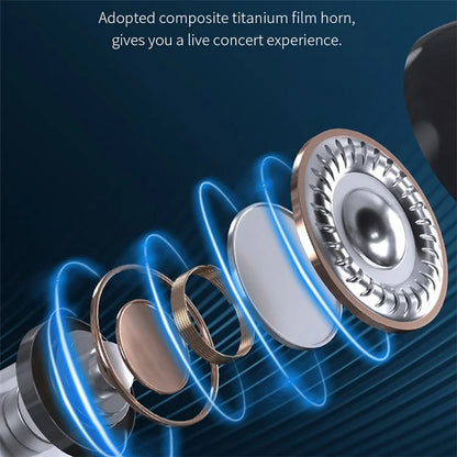 DEIVA Smart Series TWS-M5 EM031 Wireless Earphone Ear Clip Bluetooth Stereo Music Headset