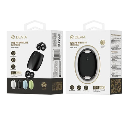DEIVA Smart Series TWS-M5 EM031 Wireless Earphone Ear Clip Bluetooth Stereo Music Headset