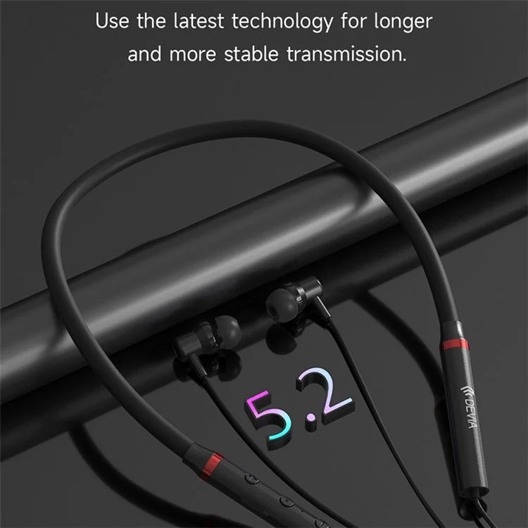 DEVIA Kintone Series Neckband Sport Wireless Earphone Metal Magnetic Bluetooth Headphone