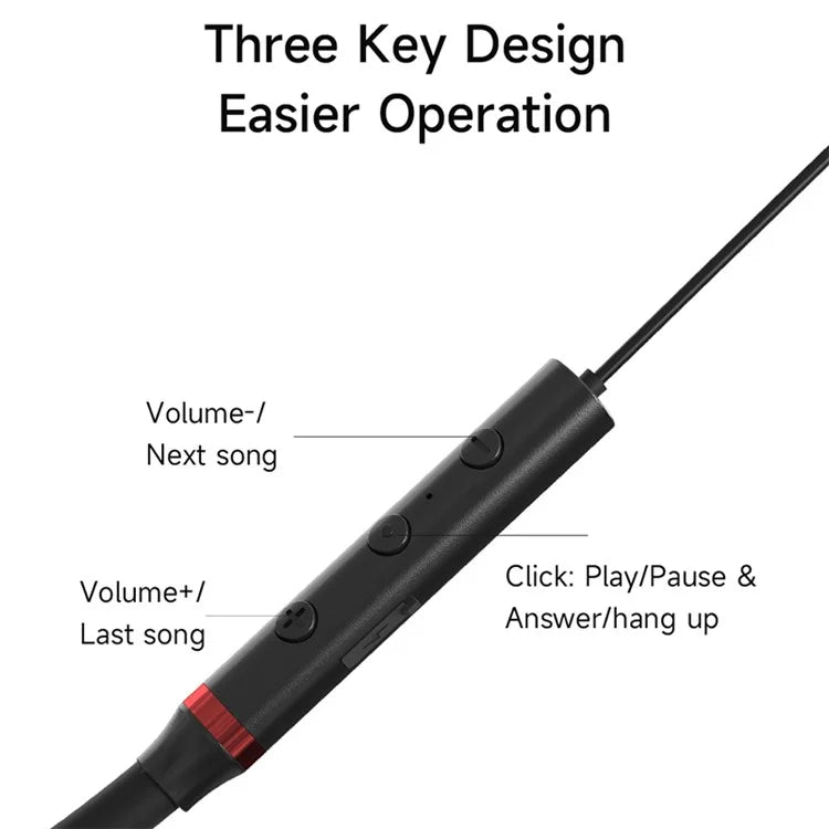 DEVIA Kintone Series Neckband Sport Wireless Earphone Metal Magnetic Bluetooth Headphone