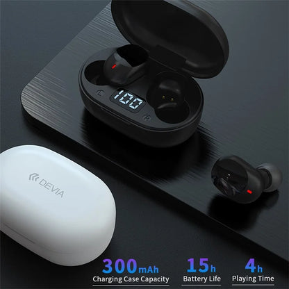 DEVIA JOY A6 Series HiFi Sound TWS Wireless Earphones Noise Reduction Bluetooth Headphones