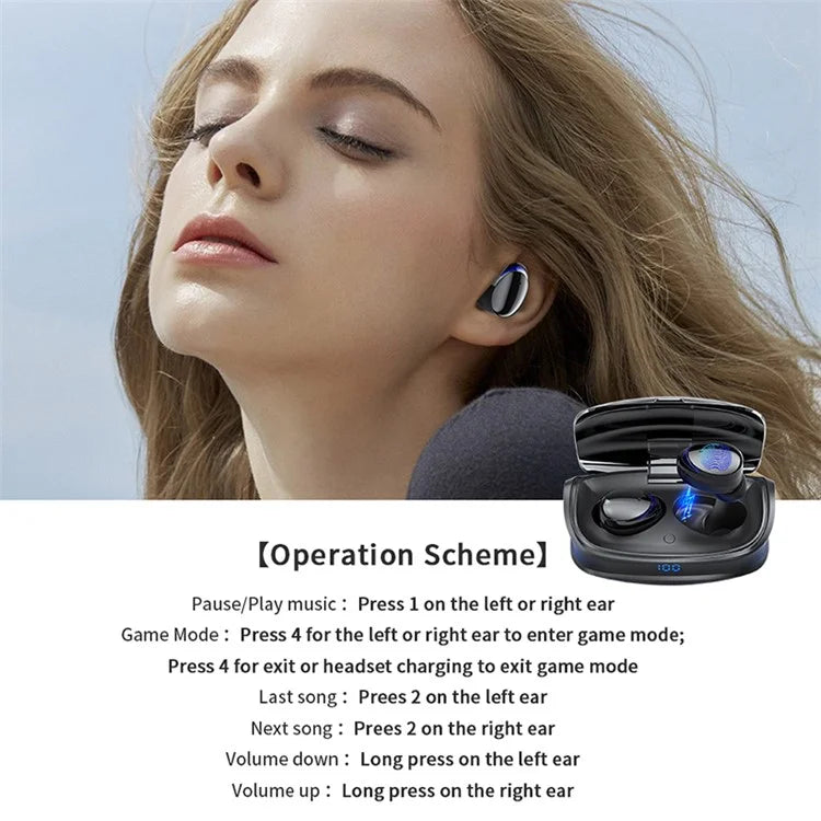 DEVIA JOY A9 Series TWS Wireless Earphones Bluetooth 5.0 Low Latency Gaming Headphones