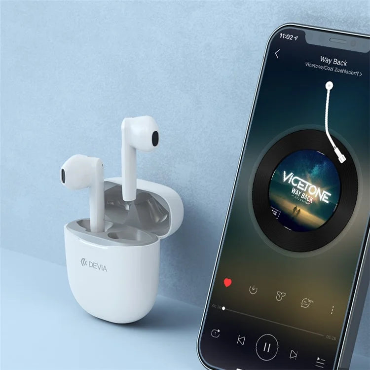 DEVIA JOY A10 Series Bluetooth Earbuds TWS Wireless Earphones HiFi Music Headphones