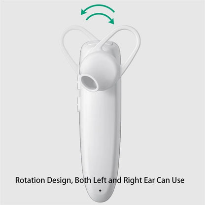 ZUZG EB08S Single Ear Wireless Earphone Rotation Ear-Hook Business Bluetooth Earbud