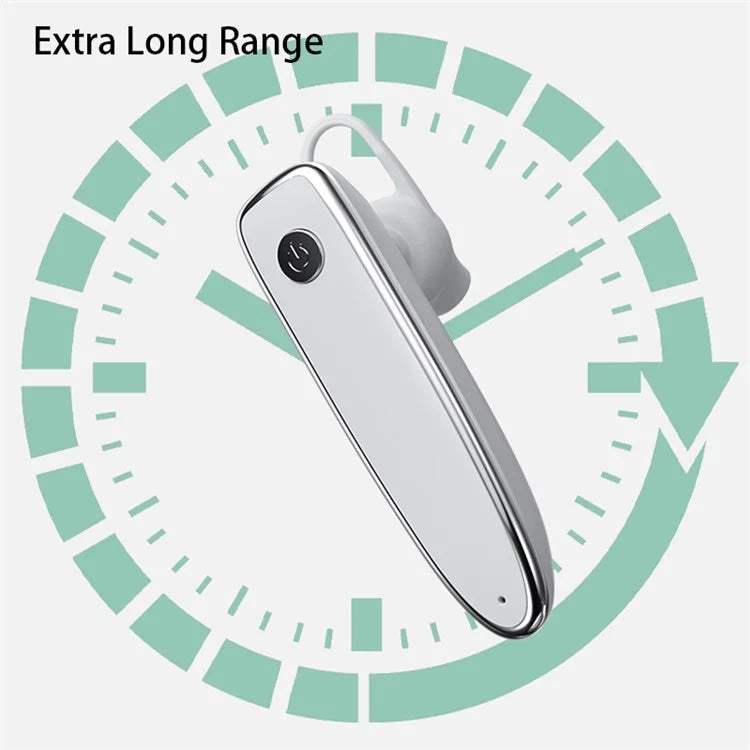 ZUZG EB08S Single Ear Wireless Earphone Rotation Ear-Hook Business Bluetooth Earbud