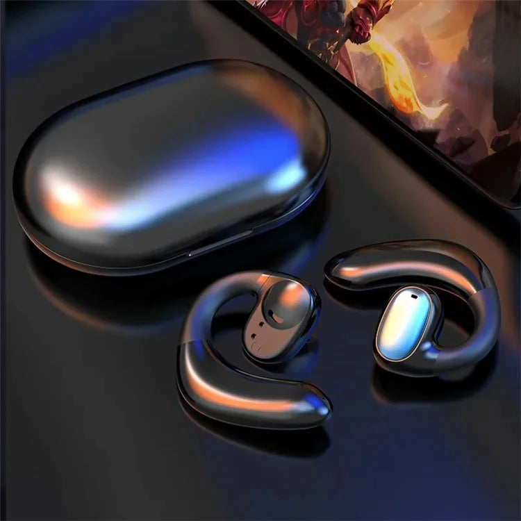 Y12 OWS Bluetooth Earphones Noise Cancelling TWS Wireless Headset with Mic