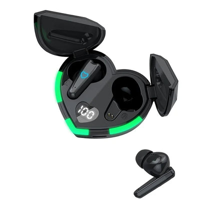 i6S Digital Display Bluetooth 5.3 TWS Earphones + Heart Shape Charging Case