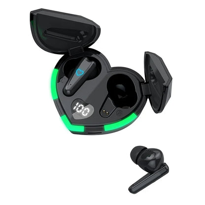 i6S Digital Display Bluetooth 5.3 TWS Earphones + Heart Shape Charging Case
