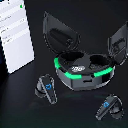i6S Digital Display Bluetooth 5.3 TWS Earphones + Heart Shape Charging Case