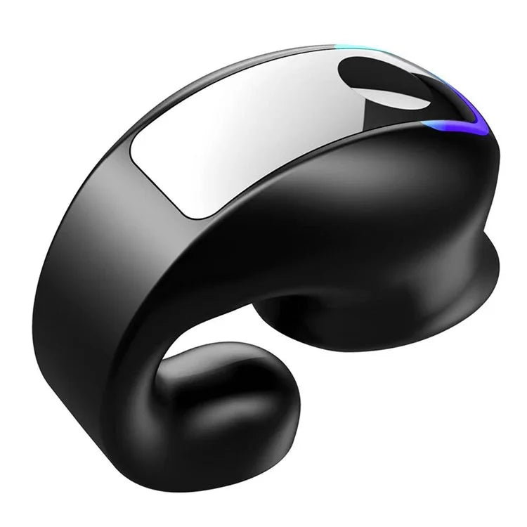 GD28 Bone Conduction Clip-On Wireless Earbuds Single Ear Bluetooth Headset for Sports