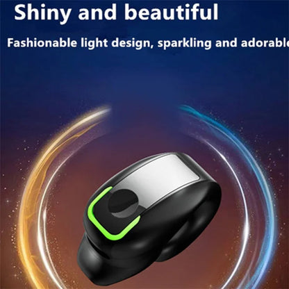 GD28 Bone Conduction Clip-On Wireless Earbuds Single Ear Bluetooth Headset for Sports