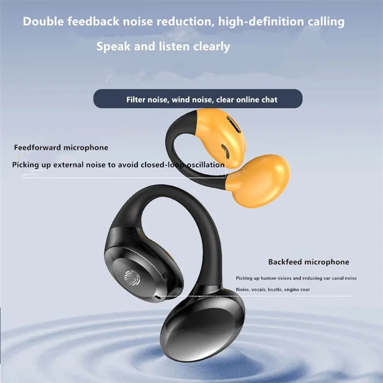 GD06 Single Ear Bluetooth 5.3 Earhook Headset Wireless Earphone