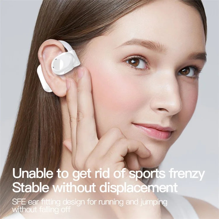 BY99 Single Ear Bluetooth 5.3 Earhook Headset Air Conduction Earphone