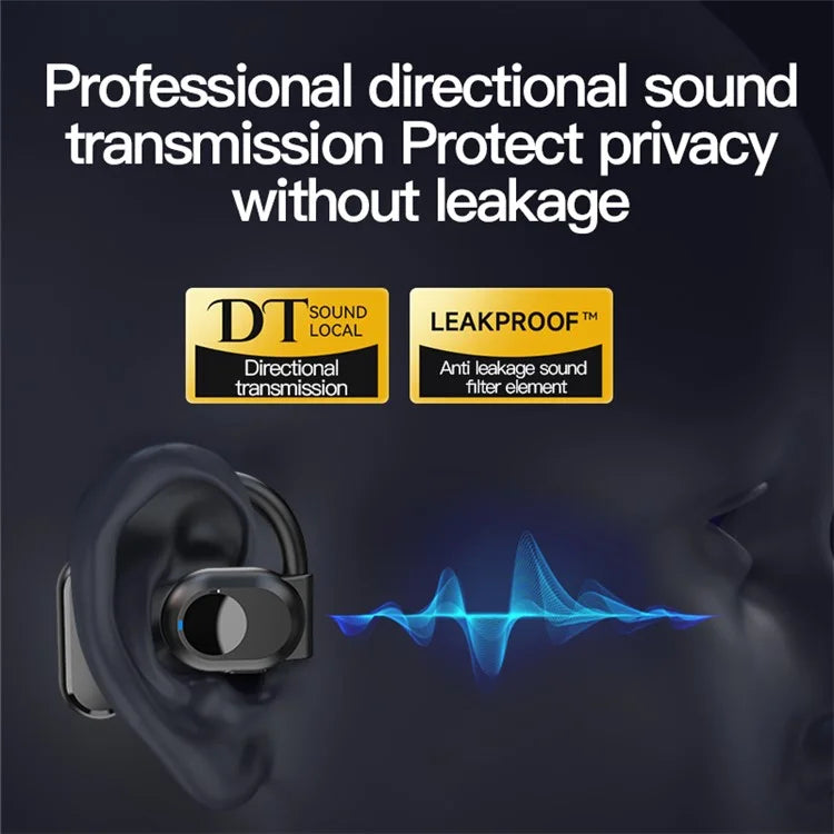 BY99 Single Ear Bluetooth 5.3 Earhook Headset Air Conduction Earphone