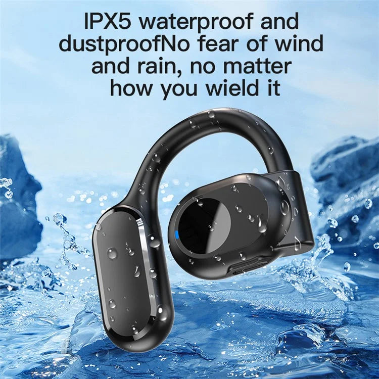 BY99 Single Ear Bluetooth 5.3 Earhook Headset Air Conduction Earphone