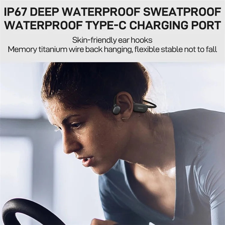 DACOM E80 Bone Conduction Headphone Wireless Bluetooth 5.3 Earphone