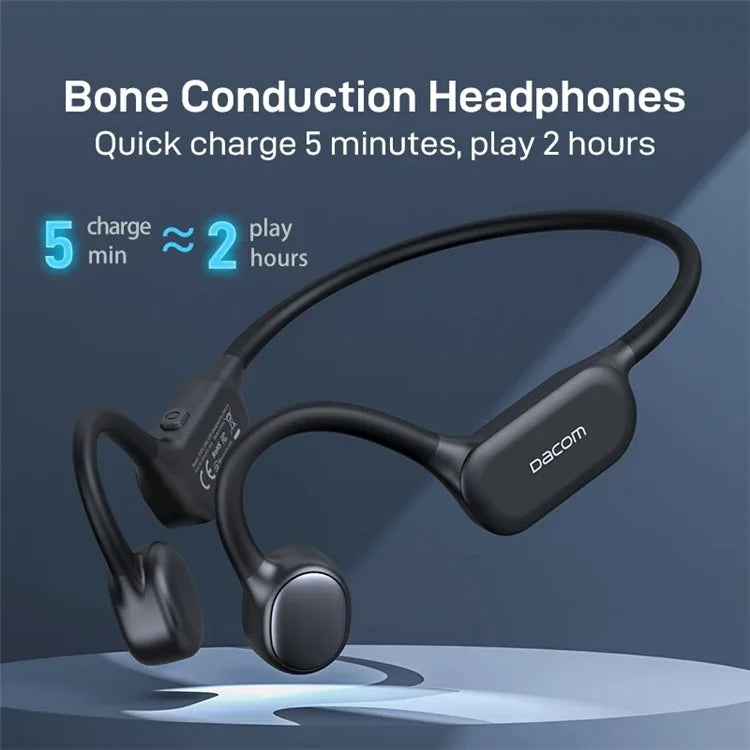 DACOM E80 Bone Conduction Headphone Wireless Bluetooth 5.3 Earphone