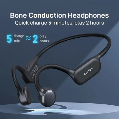 DACOM E80 Bone Conduction Headphone Wireless Bluetooth 5.3 Earphone
